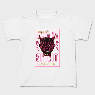 Kids' T-Shirt, Oni Mask