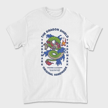 Retro Dragon, Unisex Men's T-Shirt