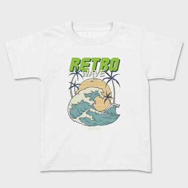 Retro Wave, Kids' T-Shirt
