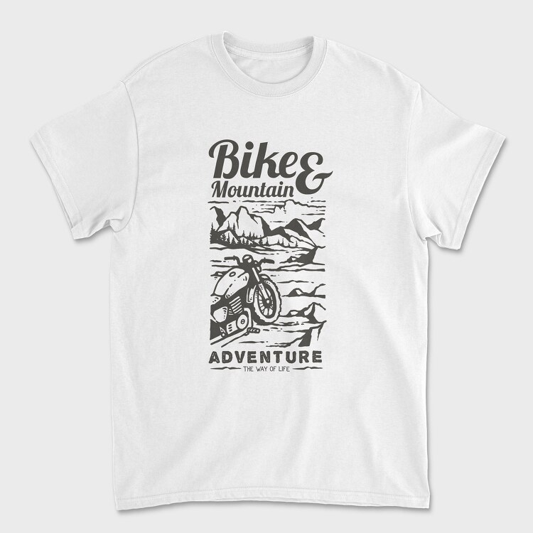 Ride To Mountain, Унисекс Мъжка Тениска