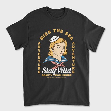 Sailor Girl, Unisex Men's T-Shirt