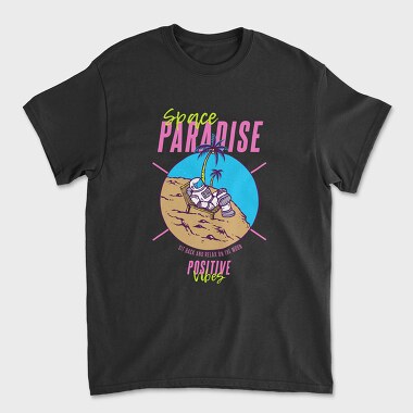 Space Paradise, Unisex Men's T-Shirt