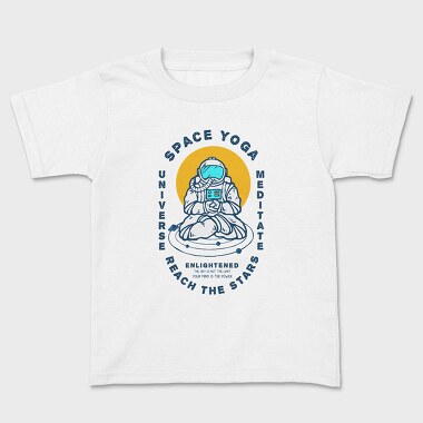 Space Yoga, Kids' T-Shirt
