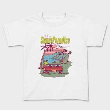 Super Paradise, Kids' T-Shirt