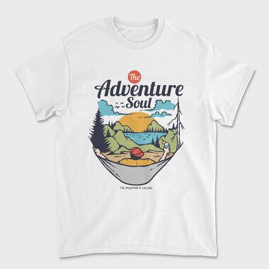 The Adventure Soul, Unisex Men's T-Shirt
