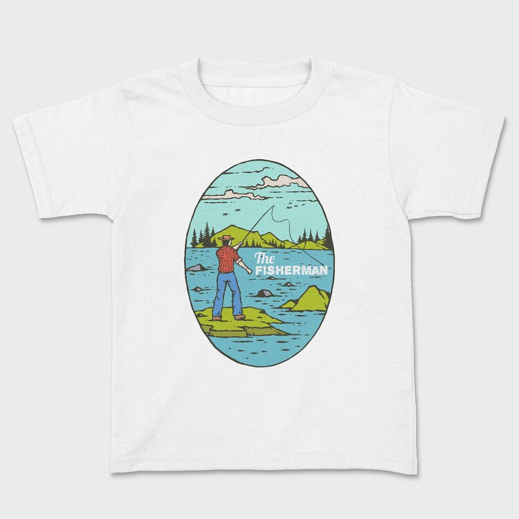 The Fisherman, Kids' T-Shirt