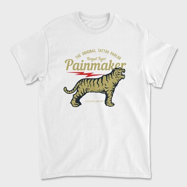 Tiger Vintage Label, Unisex Men's T-Shirt