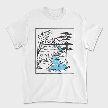 Village, Unisex Men's T-Shirt