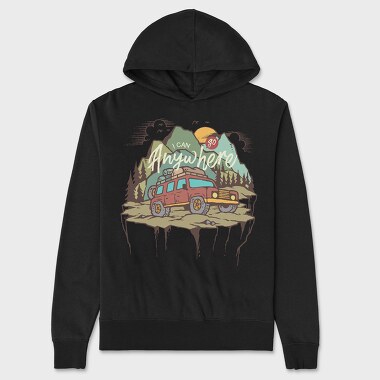 Adventure, Unisex Men's Hoodie