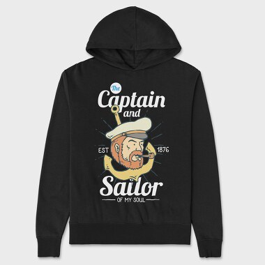 The Captain and Sailor, Unisex Men's Hoodie