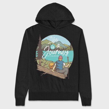 The Journey, Unisex Men's Hoodie