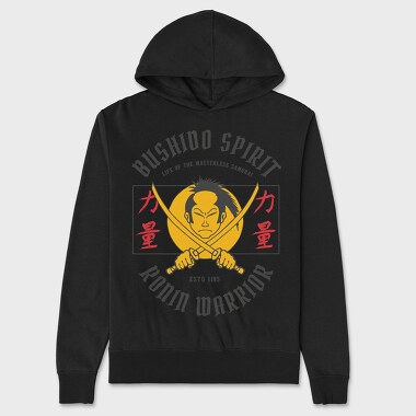 Samurai Spirit, Unisex Men's Hoodie