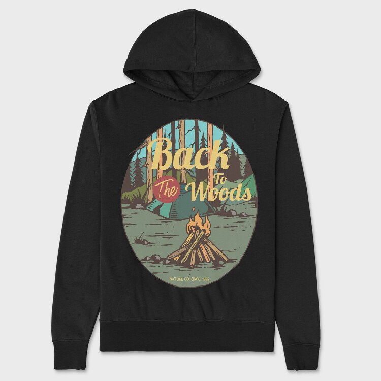 Camp Fire, Унисекс Мъжко Суичър