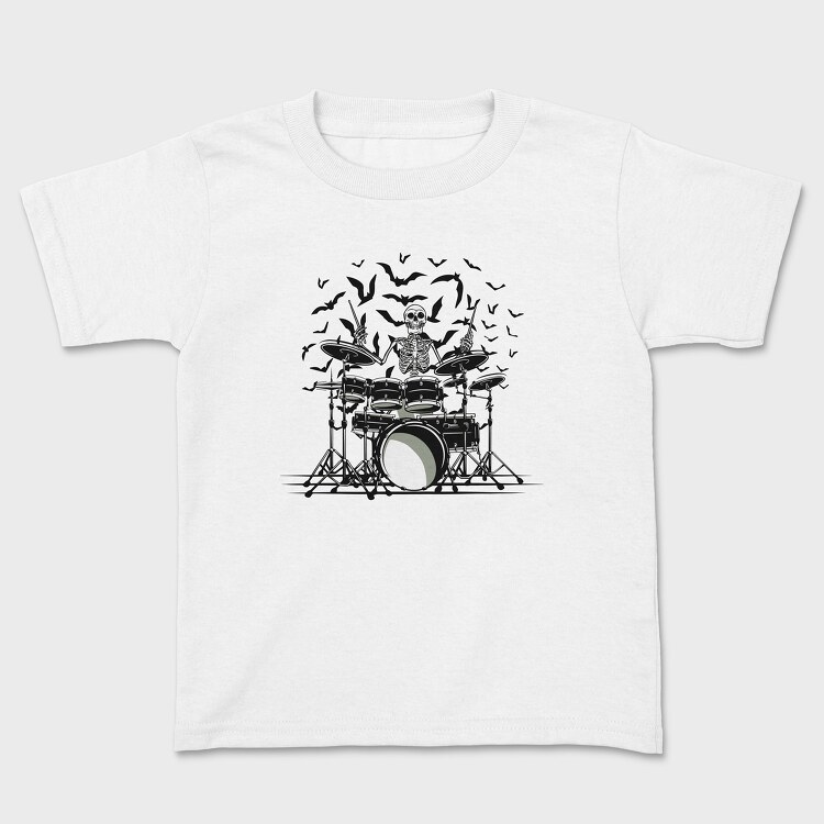Drummers be Crazy, Kids' T-Shirt