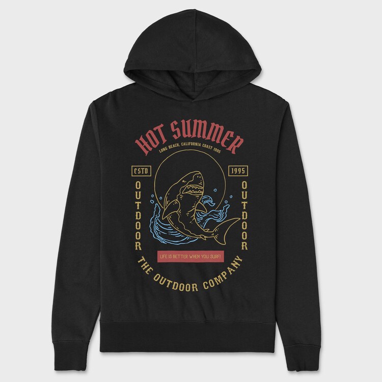 Shark, Unisex Men's Hoodie