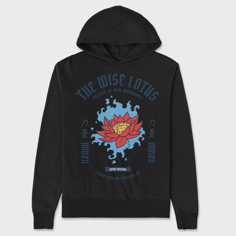 Lotus 2, Unisex Men's Hoodie