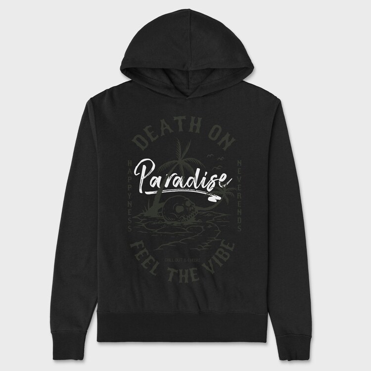 Skull Island, Unisex Men's Hoodie