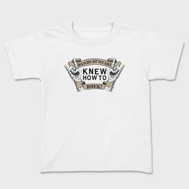 Band Of My Era, Kids' T-Shirt