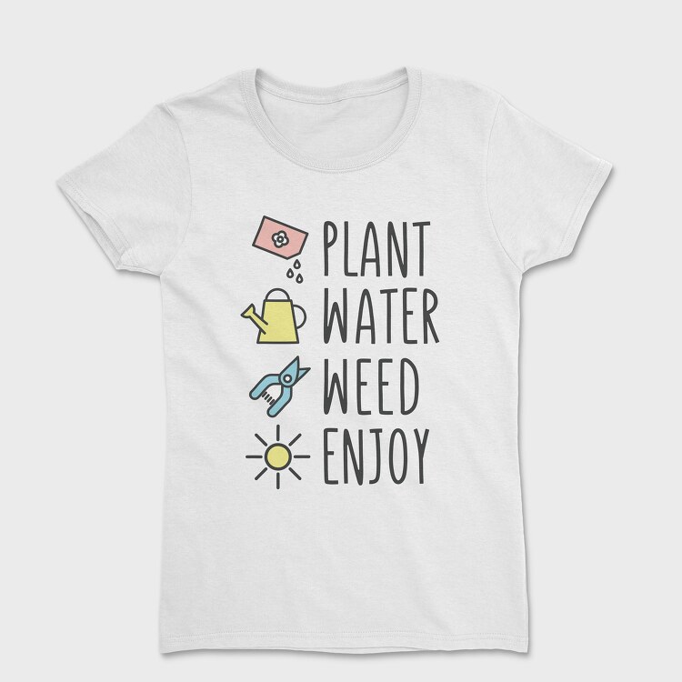 Enjoy Gardening, Women's T-Shirt