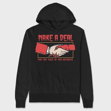 Deal With The Devil, Unisex Men's Hoodie