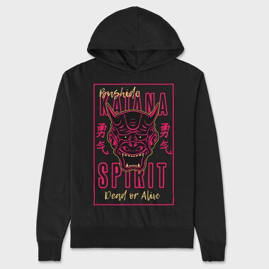 Oni Mask, Unisex Men's Hoodie