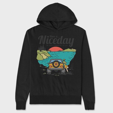 Have A Niceday, Unisex Men's Hoodie