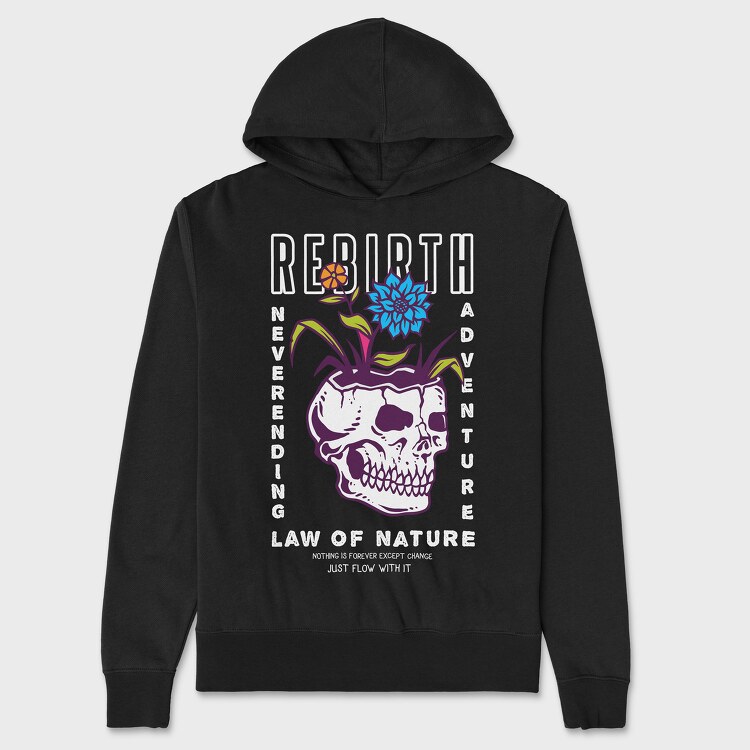 Rebirth, Unisex Men's Hoodie