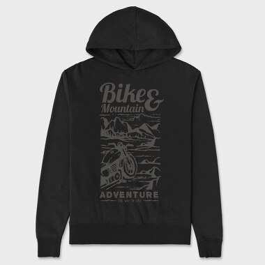 Ride To Mountain, Unisex Men's Hoodie
