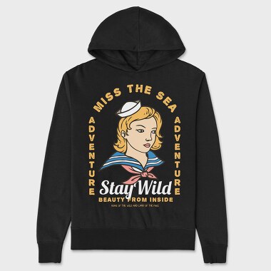 Sailor Girl, Unisex Men's Hoodie