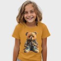 Floral Teddy, Kids' T-Shirt