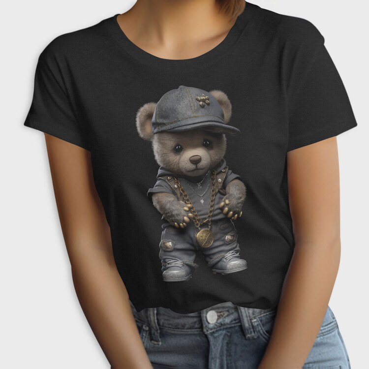 Teddy Rapper, Women's T-Shirt