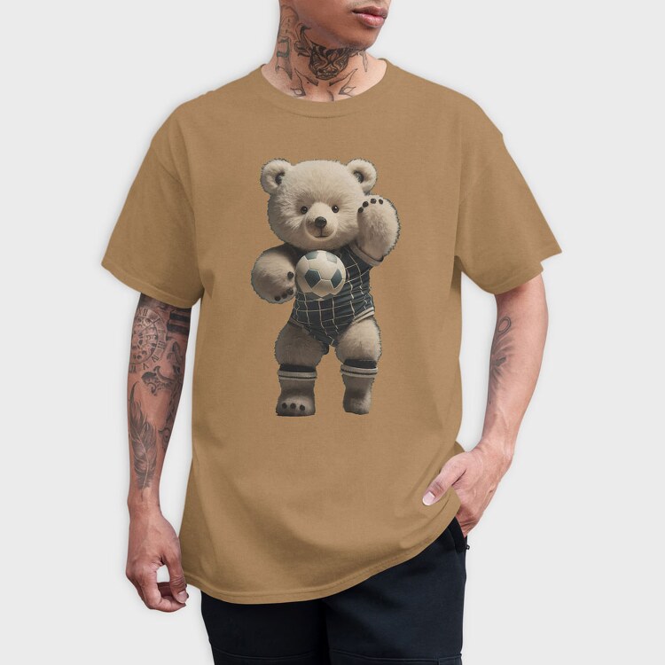 Football Teddy, Unisex Men's T-Shirt