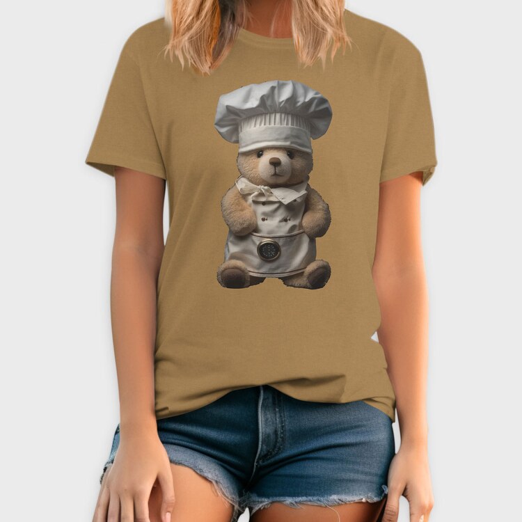 Chef Teddy Bear, Unisex Men's T-Shirt
