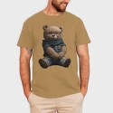 Teddy Glasses, Unisex Men's T-Shirt