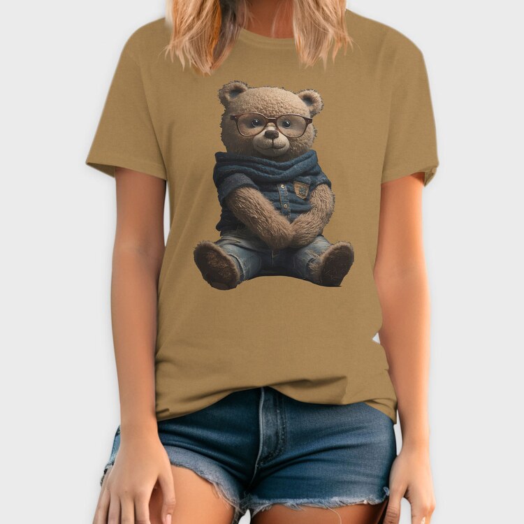 Teddy Glasses, Unisex Men's T-Shirt
