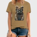 Gas Mask Teddy, Unisex Men's T-Shirt