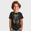 Gas Mask Teddy, Kids' T-Shirt