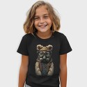 Gas Mask Teddy, Kids' T-Shirt