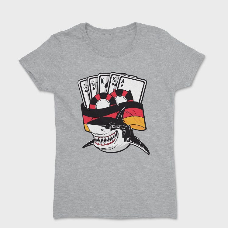 Poker Shark, Women's T-Shirt