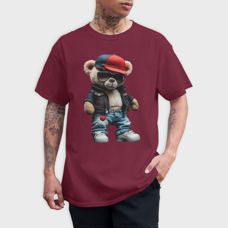 Cool Teddy Bear, Унисекс Мъжка Тениска