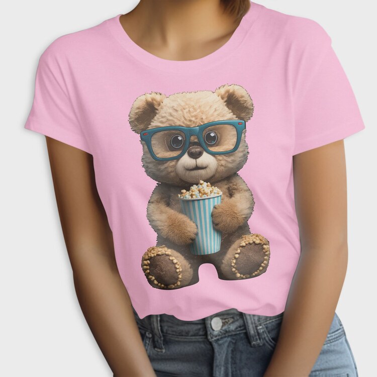 Teddy Bear Popcorn, Women's T-Shirt