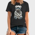 Teddy White Sweatsuit, Unisex Men's T-Shirt