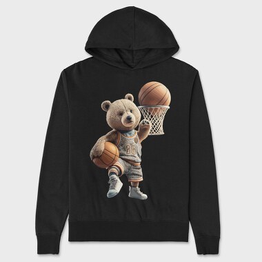 Teddy Bear Basket, Unisex Men's Hoodie