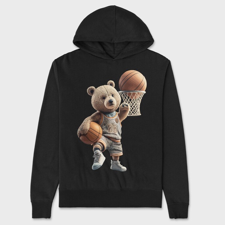Teddy Bear Basket, Unisex Men's Hoodie