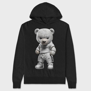 Athlete Teddy Bear, Unisex Men's Hoodie