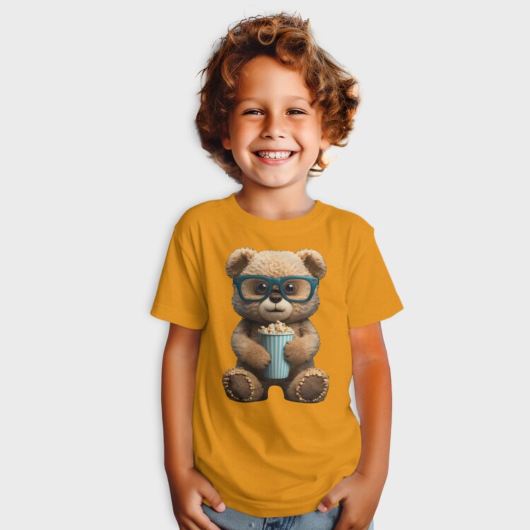 Teddy Bear Popcorn, Kids' T-Shirt