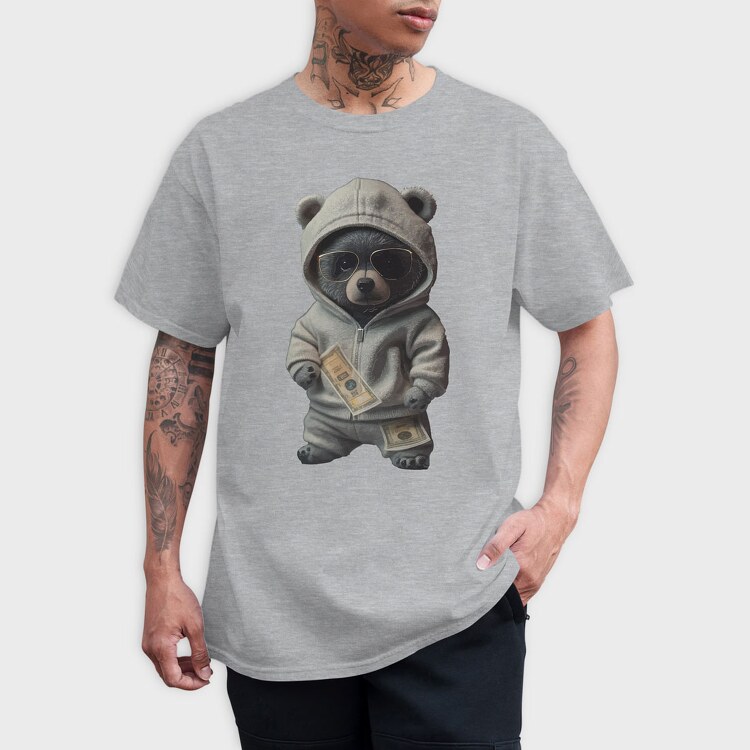 Teddy Hoodie, Унисекс Мъжка Тениска