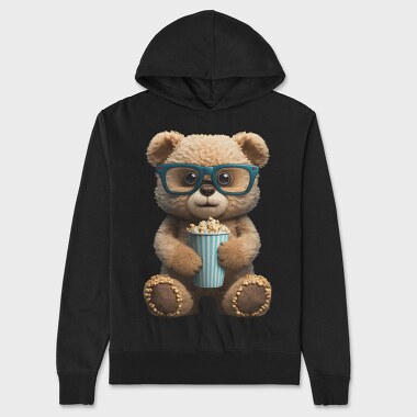 Teddy Bear Popcorn, Unisex Men's Hoodie