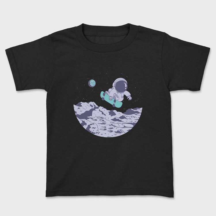 Skater Astronaut, Kids' T-Shirt