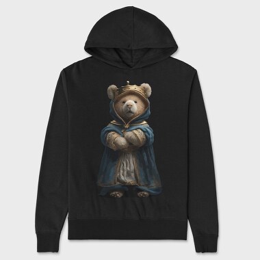 Regal Teddy Bear, Unisex Men's Hoodie